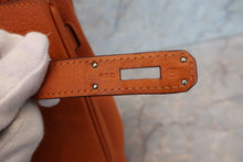 Load image into Gallery viewer, HERMES BIRKIN 30 Clemence leather Orange □H Engraving Hand bag 700100213
