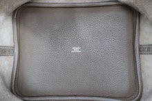 将图片加载到图库查看器，HERMES PICOTIN LOCK MM Clemence leather Etoupe gray Y刻印 Hand bag 800100025
