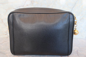 CHANEL/シャネル ココマークチェーンショルダーバッグ キャビアスキン ブラック/ゴールド金具 ショルダーバッグ 700080105