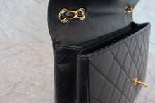 將圖片載入圖庫檢視器 CHANEL/シャネル 中マトラッセシングルフラップWチェーンショルダーバッグ ラムスキン ブラック/ゴールド金具 ショルダーバッグ 800020182
