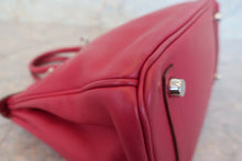 Load image into Gallery viewer, HERMES BIRKIN 25 Swift leather Ruby □N Engraving Hand bag 800010050
