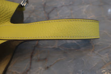 将图片加载到图库查看器，HERMES PICOTIN LOCK PM Clemence leather Lime/Nata Y刻印 Hand bag 700050222
