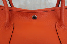 Load image into Gallery viewer, HERMES  GARDEN PARTY PM Negonda leather Capucine □R Engraving Tote bag 800050106
