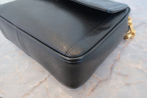 CHANEL/シャネル ココマークチェーンショルダーバッグ キャビアスキン ブラック/ゴールド金具 ショルダーバッグ 700080105