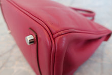 Load image into Gallery viewer, HERMES BIRKIN 25 Swift leather Ruby □N Engraving Hand bag 800010050
