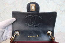 画像をギャラリービューアに読み込む, CHANEL/シャネル ミニマトラッセシングルフラップチェーンショルダーバッグ ラムスキン ブラック/ゴールド金具 ショルダーバッグ 800080153
