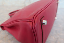 Load image into Gallery viewer, HERMES BIRKIN 25 Swift leather Ruby □N Engraving Hand bag 800010050

