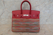 将图片加载到图库查看器，HERMES BIRKIN 35 Vibrato/Box carf leather Rouge garance □K刻印 Hand bag 500010102
