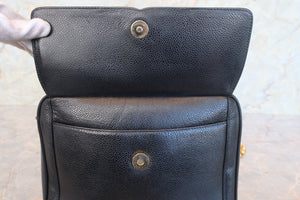 CHANEL/シャネル ココマークチェーンショルダーバッグ キャビアスキン ブラック/ゴールド金具 ショルダーバッグ 700080105