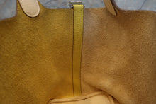 将图片加载到图库查看器，HERMES PICOTIN LOCK PM Clemence leather Lime/Nata Y刻印 Hand bag 700050222
