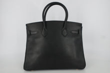 將圖片載入圖庫檢視器 HERMES／エルメス バーキン30 アルデンヌ ブラック □D刻印 ハンドバッグ 80010009

