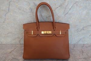 HERMES BIRKIN 30 Togo leather Gold □C刻印 Hand bag 600100199