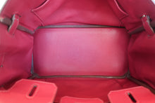 Load image into Gallery viewer, HERMES BIRKIN 25 Swift leather Ruby □N Engraving Hand bag 800010050
