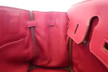 Load image into Gallery viewer, HERMES BIRKIN 25 Swift leather Ruby □N Engraving Hand bag 800010050
