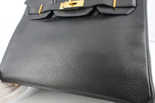 將圖片載入圖庫檢視器 HERMES／エルメス バーキン30 アルデンヌ ブラック □D刻印 ハンドバッグ 80010009
