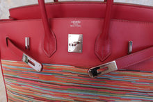 将图片加载到图库查看器，HERMES BIRKIN 35 Vibrato/Box carf leather Rouge garance □K刻印 Hand bag 500010102
