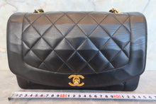 画像をギャラリービューアに読み込む, CHANEL/シャネル ダイアナマトラッセチェーンショルダーバッグ ラムスキン ブラック/ゴールド金具 ショルダーバッグ 700080082
