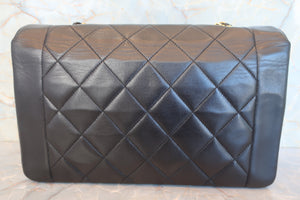 CHANEL/シャネル ダイアナマトラッセチェーンショルダーバッグ ラムスキン ブラック/ゴールド金具 ショルダーバッグ 700080082