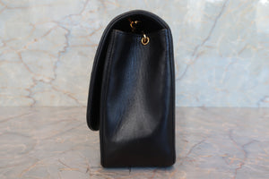 CHANEL/シャネル ダイアナマトラッセチェーンショルダーバッグ ラムスキン ブラック/ゴールド金具 ショルダーバッグ 700080082
