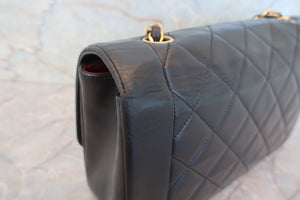 CHANEL/シャネル ダイアナマトラッセチェーンショルダーバッグ ラムスキン ブラック/ゴールド金具 ショルダーバッグ 700080082