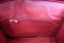 将图片加载到图库查看器，HERMES BIRKIN 35 Vibrato/Box carf leather Rouge garance □K刻印 Hand bag 500010102
