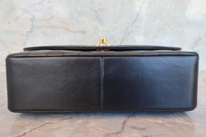 CHANEL/シャネル ダイアナマトラッセチェーンショルダーバッグ ラムスキン ブラック/ゴールド金具 ショルダーバッグ 700080082