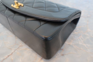 CHANEL/シャネル ダイアナマトラッセチェーンショルダーバッグ ラムスキン ブラック/ゴールド金具 ショルダーバッグ 700080082