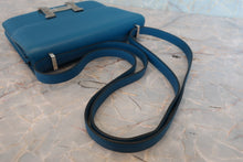Load image into Gallery viewer, HERMES CONSTANCE3 MINI Epsom leather Blue izmir T Engraving Shoulder bag 700010026
