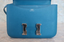 Load image into Gallery viewer, HERMES CONSTANCE3 MINI Epsom leather Blue izmir T Engraving Shoulder bag 700010026
