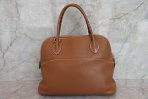 HERMES／エルメス ボリード31 トリヨンクレマンス ゴールド □L刻印 ショルダーバッグ 700060057