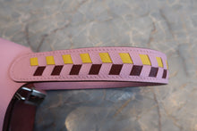 Load image into Gallery viewer, HERMES PICOTIN LOCK MM Tressage Epsom leather Mauve sylvestre/Rouge H/Jaune de naples D Engraving Hand bag 700100211
