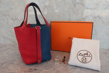 画像をギャラリービューアに読み込む, HERMES／エルメス ピコタンロックカザックPM トリヨンクレマンス ルージュカザック/ブルータラサ □P刻印 ハンドバッグ 800070024
