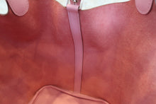 Load image into Gallery viewer, HERMES PICOTIN LOCK MM Tressage Epsom leather Mauve sylvestre/Rouge H/Jaune de naples D Engraving Hand bag 700100211

