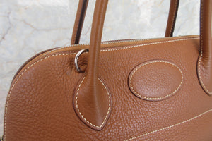 HERMES／エルメス ボリード31 トリヨンクレマンス ゴールド □L刻印 ショルダーバッグ 700060057