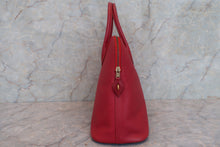 将图片加载到图库查看器，HERMES BOLIDE 35  Graine Couchevel leather Rouge vif 〇X刻印 Shoulder bag 600080129
