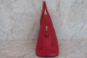 HERMES BOLIDE 35  Graine Couchevel leather Rouge vif 〇X刻印 Shoulder bag 600080129