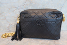 画像をギャラリービューアに読み込む, CHANEL/シャネル マトラッセフリンジチェーンショルダーバッグ ラムスキン ブラック/ゴールド金具 ショルダーバッグ 700070077
