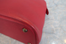 将图片加载到图库查看器，HERMES BOLIDE 35  Graine Couchevel leather Rouge vif 〇X刻印 Shoulder bag 600080129
