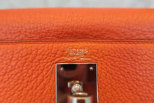 画像をギャラリービューアに読み込む, HERMES／エルメス ケリー32 トリヨンクレマンス オレンジ □M刻印 ショルダーバッグ 800010066
