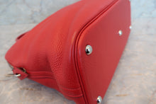 Load image into Gallery viewer, HERMES BOLIDE 35 Clemence leather Rouge casaque □Q Engraving Shoulder bag 700100238
