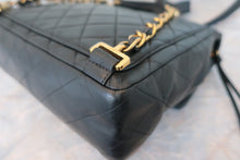 将图片加载到图库查看器，CHANEL/香奈儿 CF 链背包 羊皮 Black/Gold hadware(黑色/金色金属) 背包 600070100
