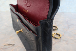 CHANEL/シャネル マトラッセWフラップWチェーンショルダーバッグ ラムスキン ブラック/ゴールド金具 ショルダーバッグ 700080083