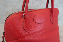 Load image into Gallery viewer, HERMES BOLIDE 35 Clemence leather Rouge casaque □Q Engraving Shoulder bag 700100238
