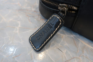 CHANEL/シャネル ワイルドステッチハンドバッグ ラムスキン ブラック/ゴールド金具 ハンドバッグ 600090175