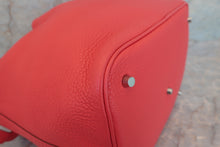 将图片加载到图库查看器，HERMES PICOTIN LOCK GM Clemence leather Bougainvillier □M刻印 Hand bag 600050236
