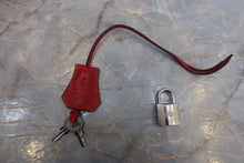 Load image into Gallery viewer, HERMES BOLIDE 35 Clemence leather Rouge casaque □Q Engraving Shoulder bag 700100238
