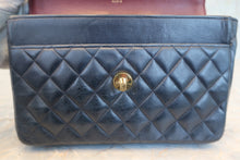 将图片加载到图库查看器，CHANEL/香奈儿 CF 链条包 羊皮 Navy/Gold hadware(藏蓝色/金色金属) 肩背包 80002047
