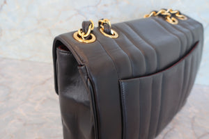 CHANEL/シャネル マドモアゼルチェーンショルダーバッグ ラムスキン ブラック/ゴールド金具 ショルダーバッグ 700080084