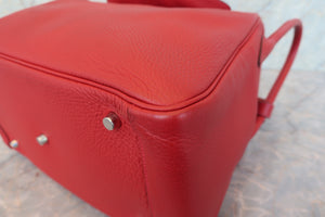 HERMES／エルメス リンディ34 トリヨンクレマンス ルージュカザック □Q刻印 ショルダーバッグ 700090167
