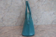 将图片加载到图库查看器，HERMES／BOLIDE 27 Chevre myzore goatskim Turquoise blue □I刻印 Shoulder bag 600080139
